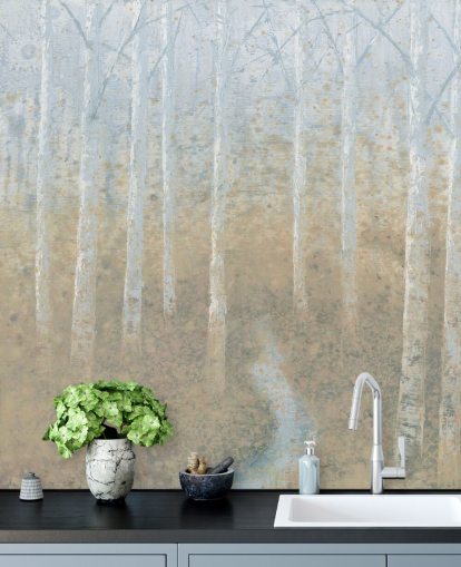 papel pintado abedul neutro y beige