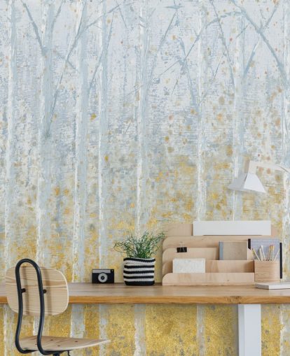 gold and pastel grey birch tree wallpaper gold and pastel grey birch tree wallpaper