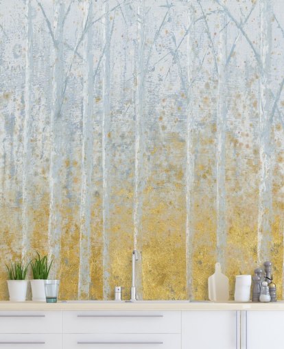 gold and pastel grey birch tree wallpaper gold and pastel grey birch tree wallpaper