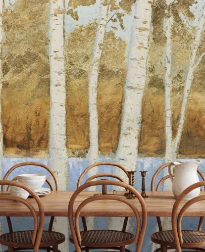 abstract lake and birch tree wallpaper abstract lake and birch tree wallpaper