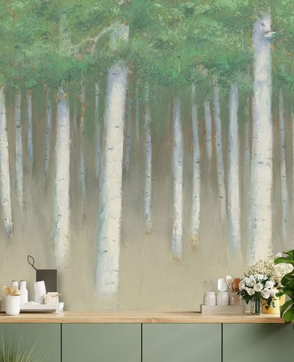 light green birch tree wallpaper light green birch tree wallpaper