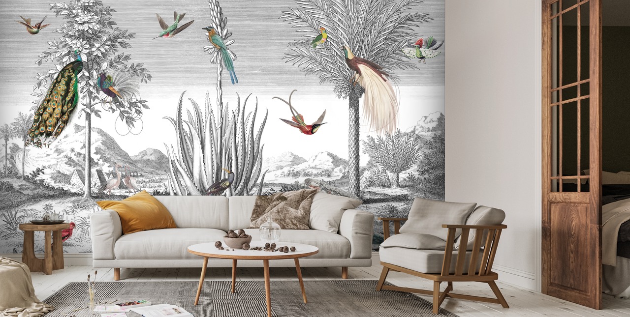 Papier peint Oiseaux dans la nature | Wallsauce FR