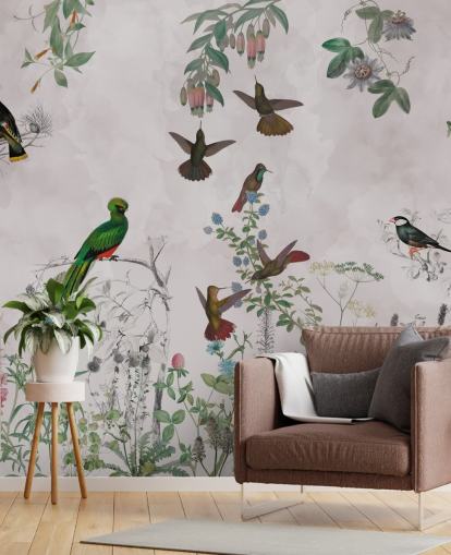Fondos de birds and plants