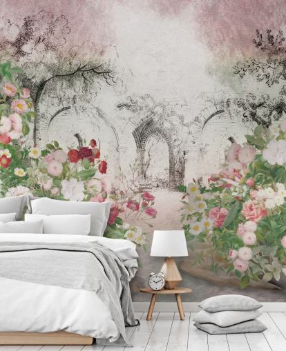 pretty rose garden wallpaper pretty rose garden wallpaper
