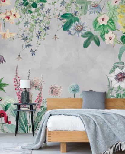 vilde blomster i en ramme tapet vilde blomster i en ramme tapet