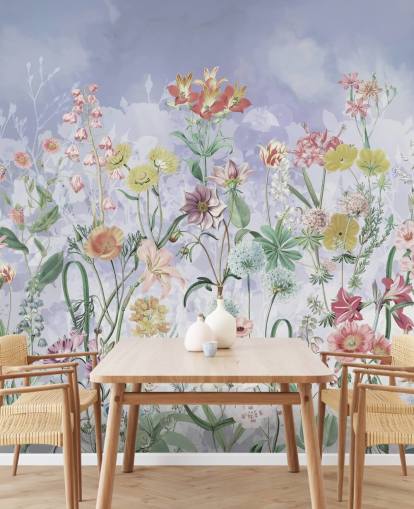 pretty wild flowers wallpaper