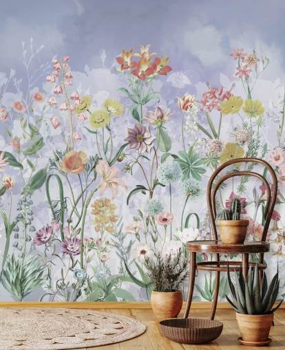 temmelig vilde blomster tapet