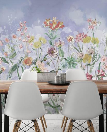 pretty wild flowers wallpaper