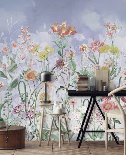 pretty wild flowers wallpaper