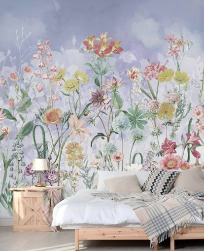 jolies fleurs sauvages fond d'écran