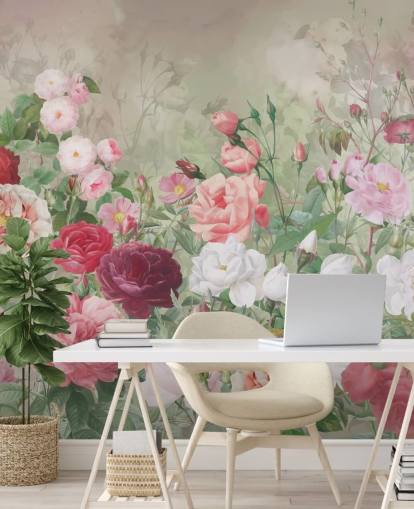 papel de parede rosa vermelha e rosa branca papel de parede rosa vermelha e rosa branca