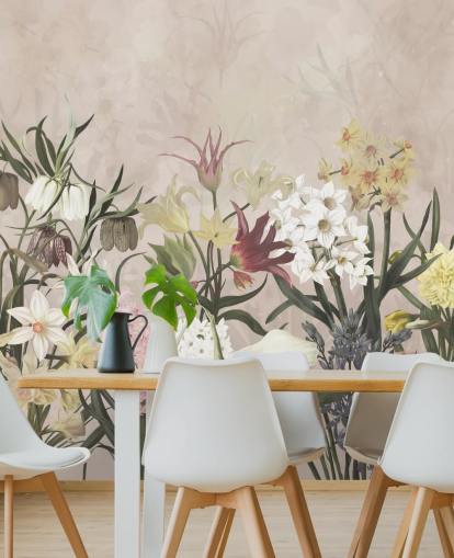 ängsblommor växande tapeter