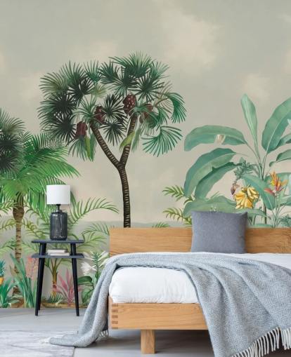 papel de parede jungle trees