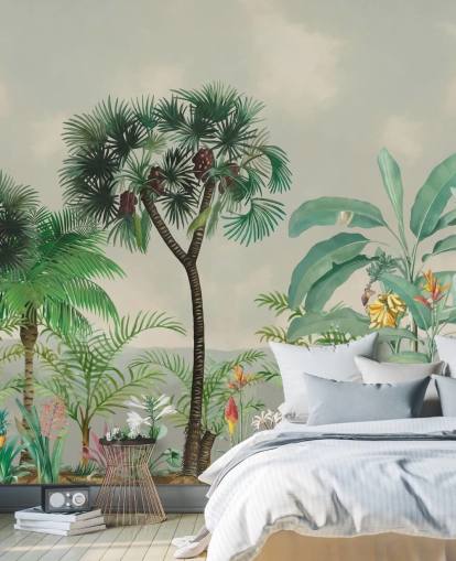 papel de parede jungle trees