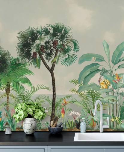 papel de parede jungle trees papel de parede jungle trees