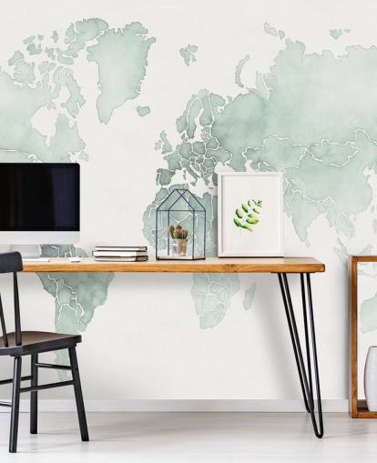 fondo de pantalla de mapa del mundo en tonos menta fondo de pantalla de mapa del mundo en tonos menta