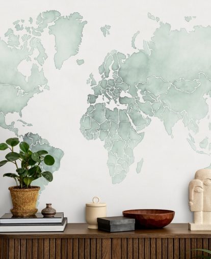 fondo de pantalla de mapa del mundo en tonos menta fondo de pantalla de mapa del mundo en tonos menta