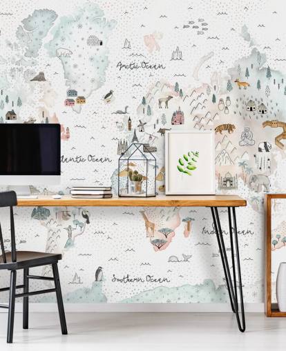 papel tapiz de mapa del mundo de animales papel tapiz de mapa del mundo de animales