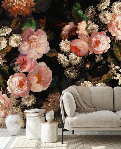 rosa Rosen auf dunklem Hintergrund rosa Rosen auf dunklem Hintergrund