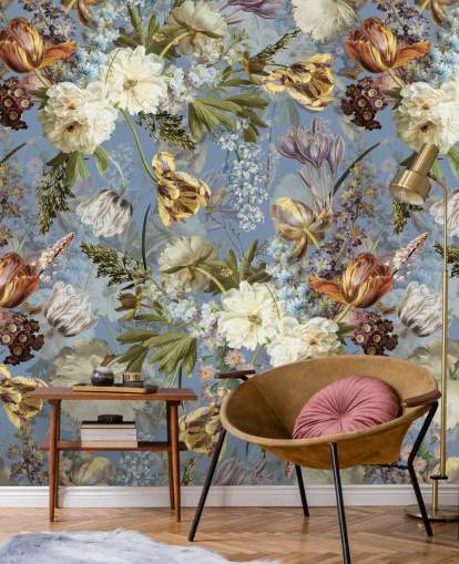 lush dutch spring flowers garden wallpaper lush dutch spring flowers garden wallpaper