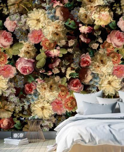 ganska vintage blommor tapeter