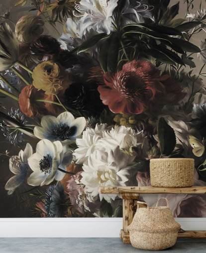 big bouquet with anemones wallpaper