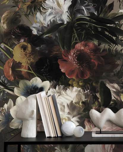 big bouquet with anemones wallpaper