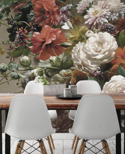 bouquet with pretty flowers wallpaper