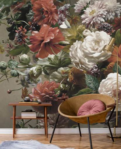 bouquet with pretty flowers wallpaper