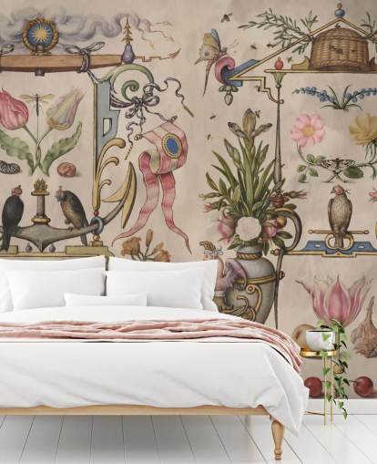 vintage illustrations wallpaper