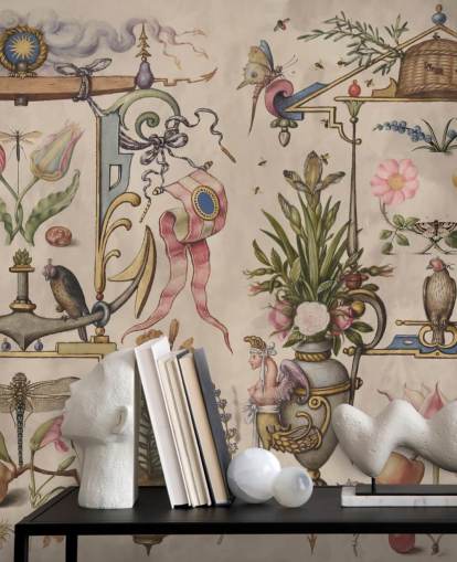 fond d'écran vintage illustrations