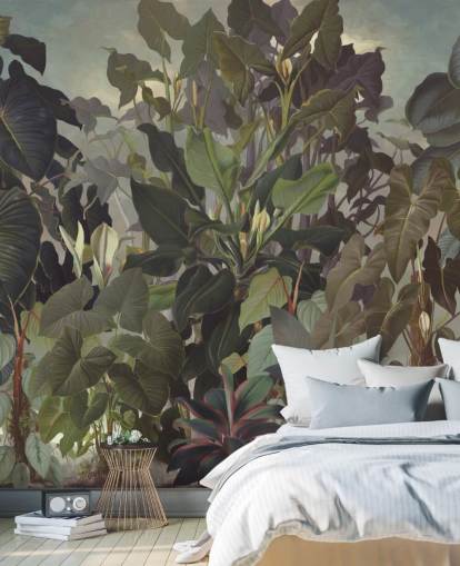 lummiga djungel illustration tapet