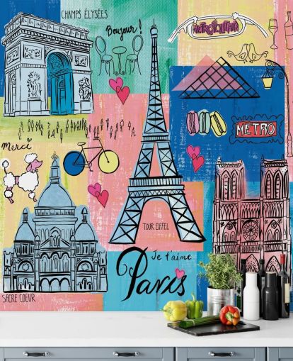 fondos de escritorio paris illustration