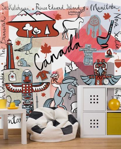 papel de parede vermelho e cinza canadá