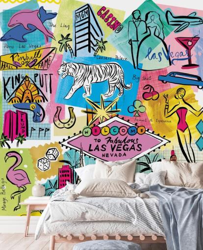 papel de parede colorido de las vegas papel de parede colorido de las vegas