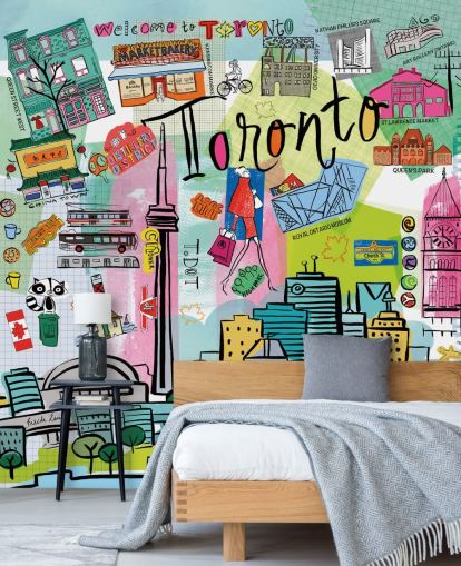 carta da parati colorata toronto