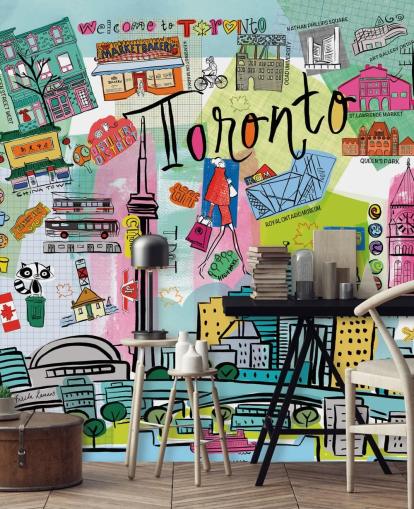 colourful toronto wallpaper colourful toronto wallpaper