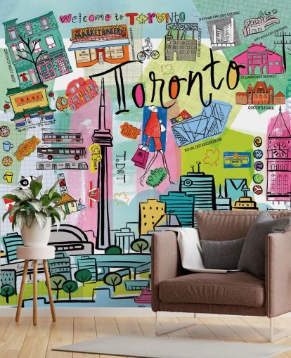 colourful toronto wallpaper colourful toronto wallpaper