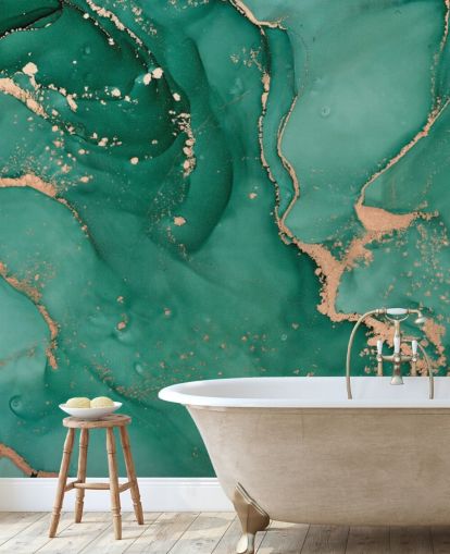 teal green marble effect wallpaper teal green marble effect wallpaper