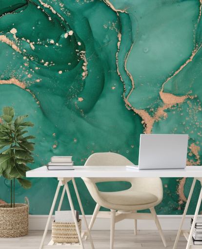 papel pintado efecto mármol verde azulado papel pintado efecto mármol verde azulado