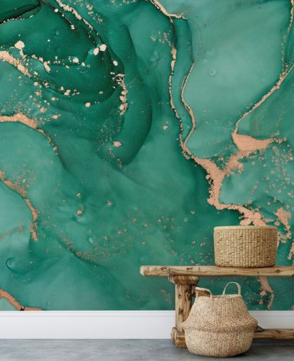 teal green marble effect wallpaper teal green marble effect wallpaper