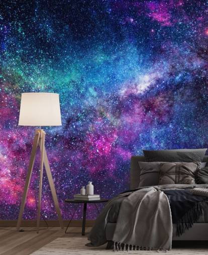 papier peint galaxie