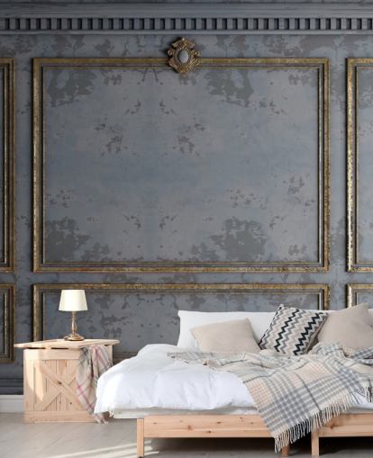 dark gray and gold panel effect wallpaper dark gray and gold panel effect wallpaper