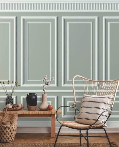 grey and white panel effect wallpaper grey and white panel effect wallpaper