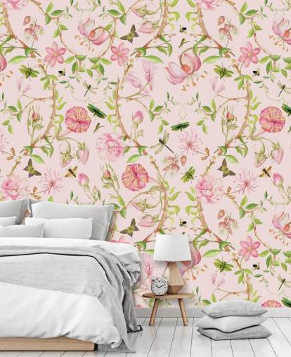 pink floral wallpaper pink floral wallpaper