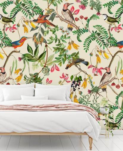 colourful birds wallpaper