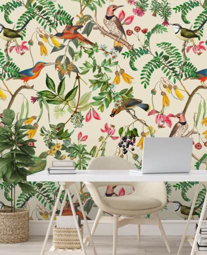 colourful birds wallpaper