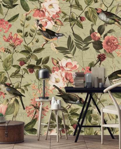 Fondos de birds and flowers Fondos de birds and flowers