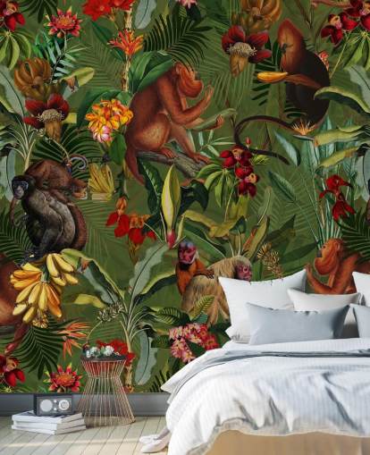 monkies in a jungle wallpaper monkies in a jungle wallpaper