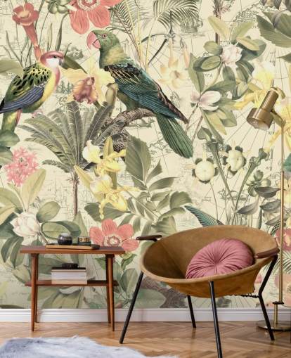 Fondos de birds and flowers